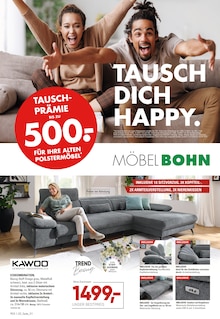 Möbel Bohn Prospekt TAUSCH DICH HAPPY. mit  Seiten in Langenburg und Umgebung