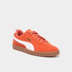 Tennis basses à lacets en cuir Puma Club orange foncé homme dans le catalogue La Halle