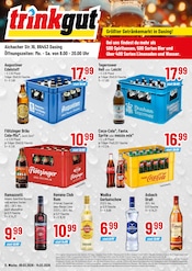 Cola im Trinkgut Prospekt in Augsburg Aktueller Trinkgut Prospekt mit Cola, "Aktuelle Angebote", Seite 1