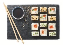 6 Sushis futocalifornia rolls au saumon cru - Aldi à Paris 6 Sushis futocalifornia rolls au saumon cru en promo chez Aldi Paris à 1,99 €