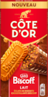 TABLETTE DE CHOCOLAT AU LAIT ET BISCOFF L'ORIGINAL CÔTE D'OR - COTE D OR en promo chez Auchan Hypermarché Creil à 3,60 €
