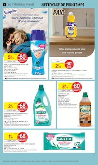 Promotion Sanytol dans le prospectus Intermarché Super, valable du 17/02/2026 au 01/03/2026 Promo Sanytol dans le catalogue Intermarché Super du moment à la page 12
