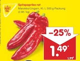 Aktuelles Spitzpaprika rot Angebot bei Netto Marken-Discount in Hildesheim ab 1,49 €