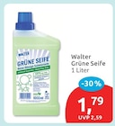 Grüne Seife von Walter im aktuellen budni Prospekt
