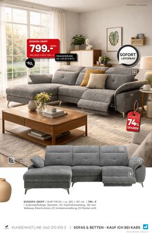Couch im Kabs Prospekt "SOFA TRENDS SPECIAL" mit 32 Seiten (Leipzig)