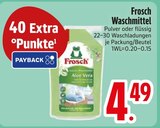 Waschmittel Pulver im Angebot bei EDEKA in Ingolstadt Waschmittel Pulver Angebote von Frosch bei EDEKA Ingolstadt für 4,49 €