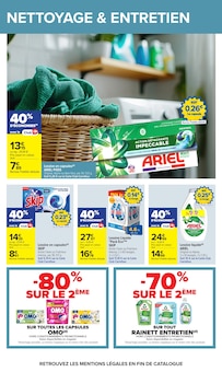 Promotion Ariel dans le prospectus Carrefour, valable du 21/07/2026 au 03/08/2026 Promo Ariel dans le catalogue Carrefour du moment à la page 36