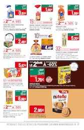 Offre Nutella dans le catalogue Supermarchés Match du moment à la page 41