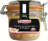 Foie gras de canard entier du périgord l'originel - DELMOND - Intermarché Hyper à Bordeaux Foie gras de canard entier du périgord l'originel - DELMOND en promo chez Intermarché Hyper Bordeaux à 17,90 €