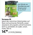 Terrassen-Öl im Angebot bei Hellweg in Wuppertal Terrassen-Öl Angebote von VINCENT bei Hellweg Wuppertal für 14,99 €