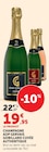 Champagne AOP Cuvée Authentique Brut - Gervais Gobillard - Hyper U à Vitré Champagne AOP Cuvée Authentique Brut - Gervais Gobillard en promo chez Hyper U Vitré à 19,95 €