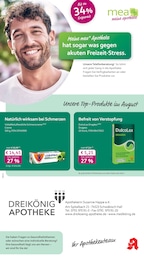 mea - meine apotheke Prospekt für Schwäbisch Hall mit 4 Seiten mea - meine apotheke Prospekt für Schwäbisch Hall: "Unsere August-Angebote", 4 Seiten, 01.08.2026 - 31.08.2026