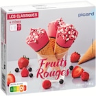 6 cônes fruits rouges - PICARD - Picard 6 cônes fruits rouges - PICARD à 4,20 € dans le catalogue Picard