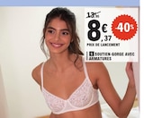 Soutien-gorge avec armatures en promo chez E.Leclerc Rennes à 8,37 €