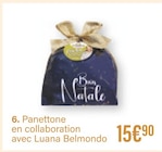 Panettone en collaboration avec Luana Belmondo dans le catalogue Monoprix