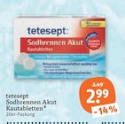 Sodbrennen Akut Kautabletten von tetesept im aktuellen tegut Prospekt für 2,99 €