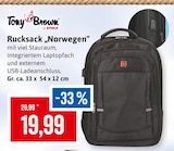 Rucksack „Norwegen“ Angebote von Tony Brown bei Kaufhaus Stolz Schwerin für 19,99 €