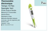 Thermomètre électronique Tempo 10 Flex Vert - Spengler à 7,90 € dans le catalogue Technicien de Santé