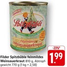 feinmildes Weinsauerkraut im Angebot bei E center in Konstanz feinmildes Weinsauerkraut Angebote von Spitzbüble bei E center Konstanz für 1,99 €