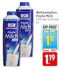 Frische Milch 1,5% Fett im Angebot bei EDEKA in Mannheim Frische Milch 1,5% Fett Angebote von Weihenstephan bei EDEKA Mannheim für 1,11 €