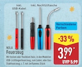 Feuerzeug Angebote von NOLA bei ALDI Nord Beckum für 3,99 €