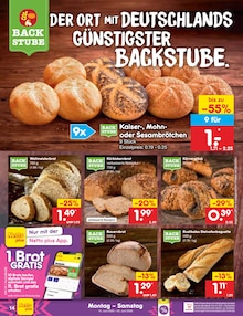Brot im aktuellen Netto Marken-Discount Prospekt (Hildesheim) Brot im Netto Marken-Discount Prospekt "Aktuelle Angebote" mit 64 Seiten (Hildesheim)