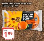 Aktuelle Toaster Angebote bei GLOBUS in Krefeld Aktuelles Brioche Burger Buns Angebot bei GLOBUS in Krefeld ab 1,99 €