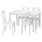 Tisch und 4 Stühle weiß/weiß im Angebot bei IKEA in Hof Tisch und 4 Stühle weiß/weiß Angebote von DANDERYD / INGOLF bei IKEA Hof für 328,96 €