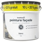 Peinture(d) extérieure GoodHome Classique blanc 10 L + 20% gratuit - GoodHome en promo chez Castorama Choisy-le-Roi à 39,90 €