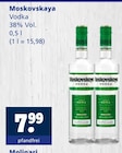 Vodka Angebote von Moskovskaya bei Getränkewelt Bocholt für 7,99 €
