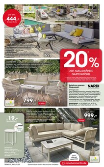 Gartensitzmöbel im Möbel Martin Prospekt "März Highlights" mit 20 Seiten (Mannheim)