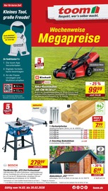 Aktueller toom Baumarkt Prospekt mit Garten, "Respekt, wer's selber macht.", Seite 1