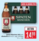 Münchner Hell im Angebot bei Marktkauf in Friedrichshafen Münchner Hell Angebote von Spaten bei Marktkauf Friedrichshafen für 14,99 €