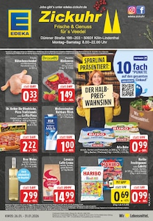 EDEKA Prospekt der Woche "Aktuelle Angebote" Seite 1, 26.01.2026 bis 31.01.2026 für Köln Aktueller EDEKA Prospekt "Aktuelle Angebote" Seite 1 von 26 Seiten für Köln