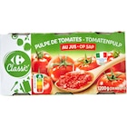 Pulpe de tomates - CARREFOUR CLASSIC' - Carrefour Market à Drancy Pulpe de tomates - CARREFOUR CLASSIC' en promo chez Carrefour Market Drancy à 2,15 €