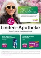 Aktueller mea - meine apotheke Apotheke Prospekt in Bempflingen und Umgebung, "Unsere April-Angebote" mit 4 Seiten, 01.04.2024 - 30.04.2024