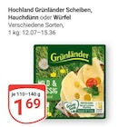 GLOBUS Rostock - Grünländer Scheiben, Hauchdünn oder Würfel Angebot im Prospekt Grünländer Scheiben, Hauchdünn oder Würfel bei GLOBUS im Rostock Prospekt für 1,69 €