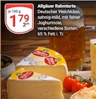 GLOBUS Siegen - Allgäuer Rahmtorte Deutscher Weichkäse Angebot im Prospekt Allgäuer Rahmtorte Deutscher Weichkäse bei GLOBUS im Siegen Prospekt für 1,79 €