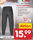 Unisex Jogginghose Angebote von Fruit of the Loom bei Netto Marken-Discount Heidenheim für 15,99 €