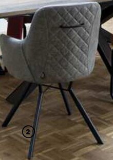 Chaise à accoudoirs Brendon en combinaison de tissus Fantasy et Kibo à H&H dans Cluses Chaise à accoudoirs Brendon en combinaison de tissus Fantasy et Kibo à H&H dans Cluses