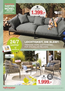 Couch im aktuellen hofmeister Prospekt (Heilbronn) Couch im hofmeister Prospekt "SAISONERÖFFNUNG" mit 20 Seiten (Heilbronn)