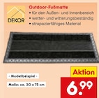 Outdoor-Fußmatte im Angebot bei Netto Marken-Discount in Speyer Outdoor-Fußmatte Angebote von DEKOR bei Netto Marken-Discount Speyer für 6,99 €