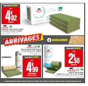 Promos Panneau Isolation dans le catalogue "100% ARRIVAGES : PRIX BAS EN QUANTITÉ LIMITÉE" de Batkor à la page 3 Promos Panneau Isolation dans le catalogue "100% ARRIVAGES : PRIX BAS EN QUANTITÉ LIMITÉE" de Batkor à la page 3
