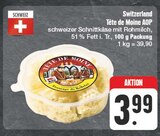 EDEKA - Tête de Moine AOP Angebot im Prospekt Tête de Moine AOP bei EDEKA im Prospekt "" für 3,99 €
