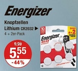 Knopfzellen von Energizer im aktuellen V-Markt Prospekt für 5,55 €