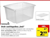 Hagebaumarkt Stadthagen - Dreh- und Stapelbox Emil Angebot im Prospekt Dreh- und Stapelbox Emil bei Hagebaumarkt im Stadthagen Prospekt für 1,79 €