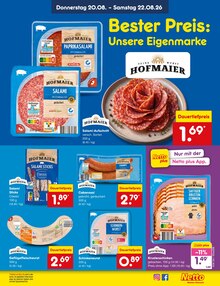 Wurst im aktuellen Netto Marken-Discount Prospekt (Heilbronn) Wurst im Netto Marken-Discount Prospekt "Aktuelle Angebote" mit 70 Seiten (Heilbronn)