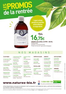 Promo Spiruline Bio dans le catalogue NaturéO du moment à la page 12