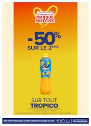 Prix et réduction Tropico dans le prospectus Carrefour Proximité en cours Offre Tropico dans le catalogue Carrefour Proximité du moment à la page 21