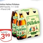 Aktuelle Veltins Angebote bei GLOBUS in Braunschweig Aktuelles Helles Pülleken Angebot bei GLOBUS in Braunschweig ab 3,99 €